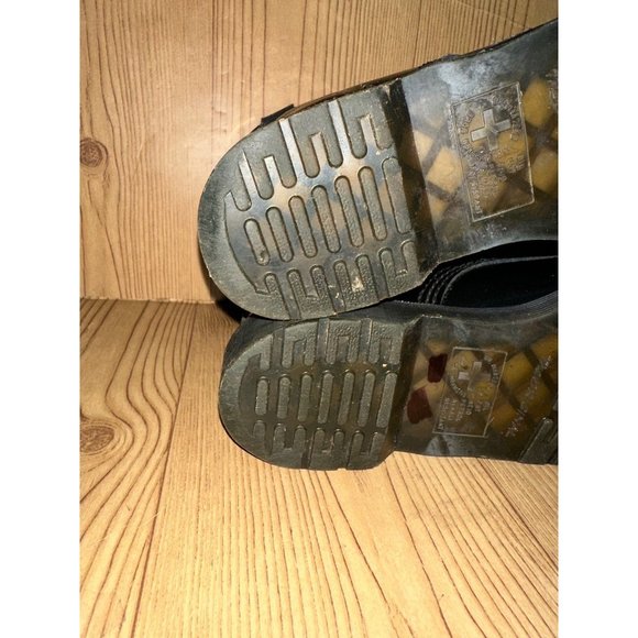 Dr. Martens Grace Black Patent Leather Capper Boots Size 9 Ribbon Laces - Picture 6 of 9